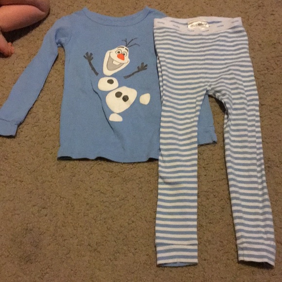 infant olaf pajamas